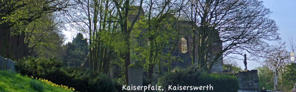 Kaiserpfalz, Kaiserswerth, Frühling, Raymund Hinkel